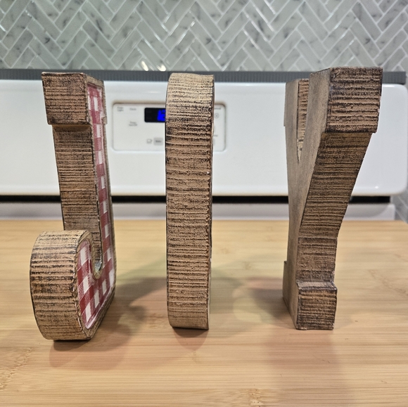 Plaid‎ JOY Holiday Decoration - Picture 6 of 8